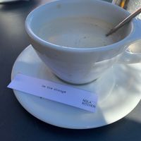 Good cappuccino at Nola Kitchen in Porto