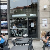 View from outside   at Nola Kitchen in Porto