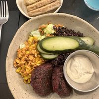 Naked burrito bowl   at Nola Kitchen in Porto