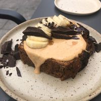 banana bread at Nola Kitchen in Porto