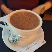 Adaptogenic hot chocolate at Nola Kitchen in Porto