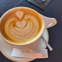 Latte at Nola Kitchen in Porto