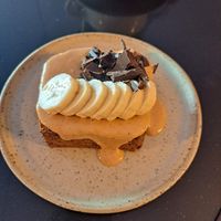 Banana bread - pure gooey goodness at Nola Kitchen in Porto