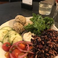 Falafel bowl at Nola Kitchen in Porto