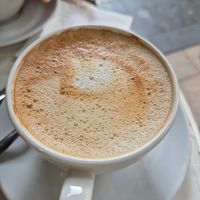 Café con leche de avena at Velvet Bakery in Vitoria Gasteiz