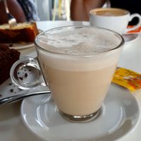 Bebida se soja at Velvet Bakery in Vitoria Gasteiz