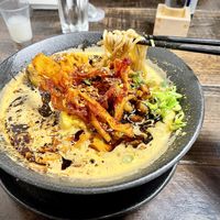 Vegan garlic ramen  at Mensho Tokyo in San Francisco
