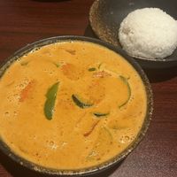 Vegan Panang Curry with imitation duck  at Raan Thai in Smithtown