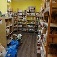 Small eco shop at Ecotovary in Moscow