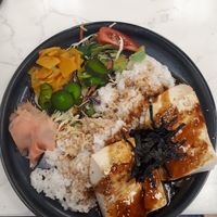 Tofu teriyaki. at And Rice Japanese Kitchen in Rotorua
