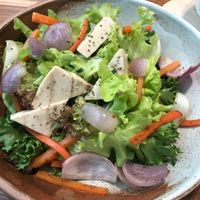 Salad with Shitake mushroom at Greenmade in Bangkok