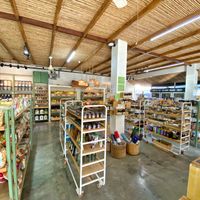 Inside store at Green World Store in Santa Teresa