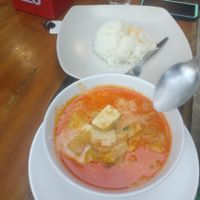 Tofu Thai red curry at Sweet Monkey in Ao Nang