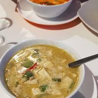 Red and green curries  at Sweet Monkey in Ao Nang