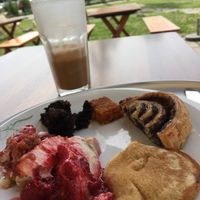 Nicht schön angerichtet aber soooo lecker  at Tibits in Darmstadt