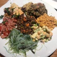 A selection from the salad buffer at Tibits in Darmstadt