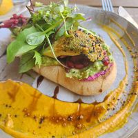 Vegan super smash at Gather and Feast in Caboolture