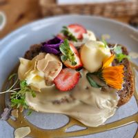 Vegan banana bread at Gather and Feast in Caboolture