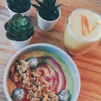 Acai bowl💛 at Vterra in Kuwait City