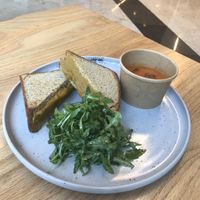 Grilled Cheese Sandwich (vegan of course) at Vterra in Kuwait City