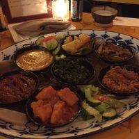 the vegetarian meal for 2 persons (actually vegan) at Viva Afrika in Rotterdam