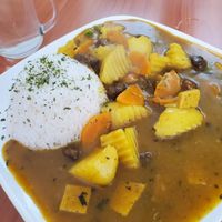 Arroz al Curry
Curry Vegetables with Rice at Soda Yuki in Alajuela