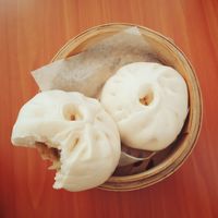 Bollos chinos. Sorry I forgot to take pics before eating 🙈 at Soda Yuki in Alajuela