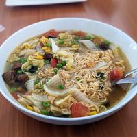 Vegan ramen at Soda Yuki in Alajuela