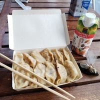 Dumplings at Soda Yuki in Alajuela