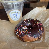Choccy donut!  at Familiars in Brooklyn