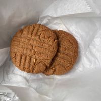 YUM!!! PB cookies straight out of the oven   at Farm to Face Cafe in Baltimore