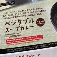 Vegetable soup curry at CoCo Ichibanya in Tachikawa