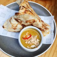 Malaysian roti at Rice Paper Scissors in Melbourne