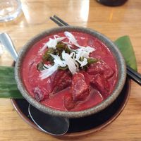 Beetroot curry at Rice Paper Scissors in Melbourne
