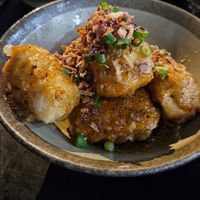 sticky fried tofu $26.00: delicious at Rice Paper Scissors in Melbourne