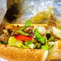 Vegan cheesesteak  at Lazy Mike's in Falls Church