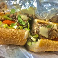 Vegan cheesesteak  at Lazy Mike's in Falls Church
