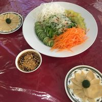 A few of the stops on the tour at VegThisCity in Central Singapore