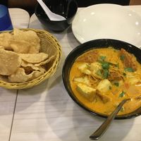 Lontong with sayer lodeh at VegThisCity in Central Singapore