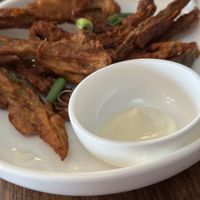 Crumbed pickles   at You Came Again in West End