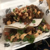 Fried oyster mushroom tacos 😋 at Dirty Kitch in Coventry