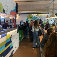 Joined together with Las Vegan’s vegan burger place at Las Vegan's Bar in Budapest