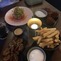 The Bahjis  (on the right) are amazing! Definitely try those! at Dumbo in Rotterdam