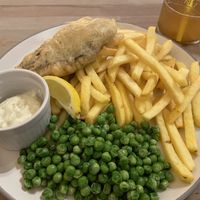 Fish & chips at The Alleycat in Inverness