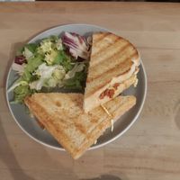 Chili and cheese sandwich at The Alleycat in Inverness