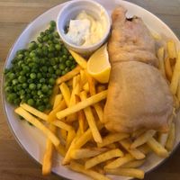 Fish and Chips at The Alleycat in Inverness