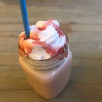 Strawberry Milkshake  at The Alleycat in Inverness
