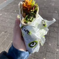 Take away vegan tempeh wrap😋  at Eazie - Zuidplein in Rotterdam