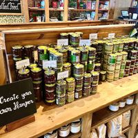 Sauces and dips at Le Pain Quotidien - Spring Souk in Dubai