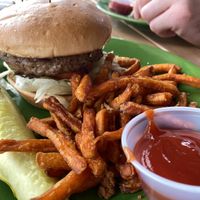 Beyond burgers  at Sea Dog Brewing Co in Camden